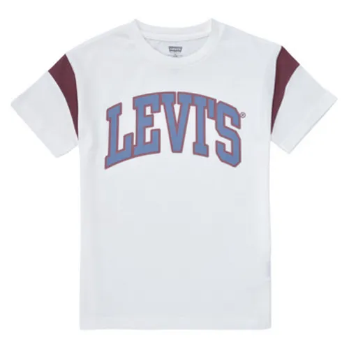 Levis  LEVI'S PREP SPORT TEE  boys's Children's T shirt in White