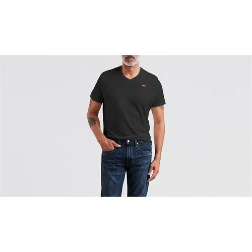 Levis Levis Short Sleeve Organic V Neck T-Shirt - Black