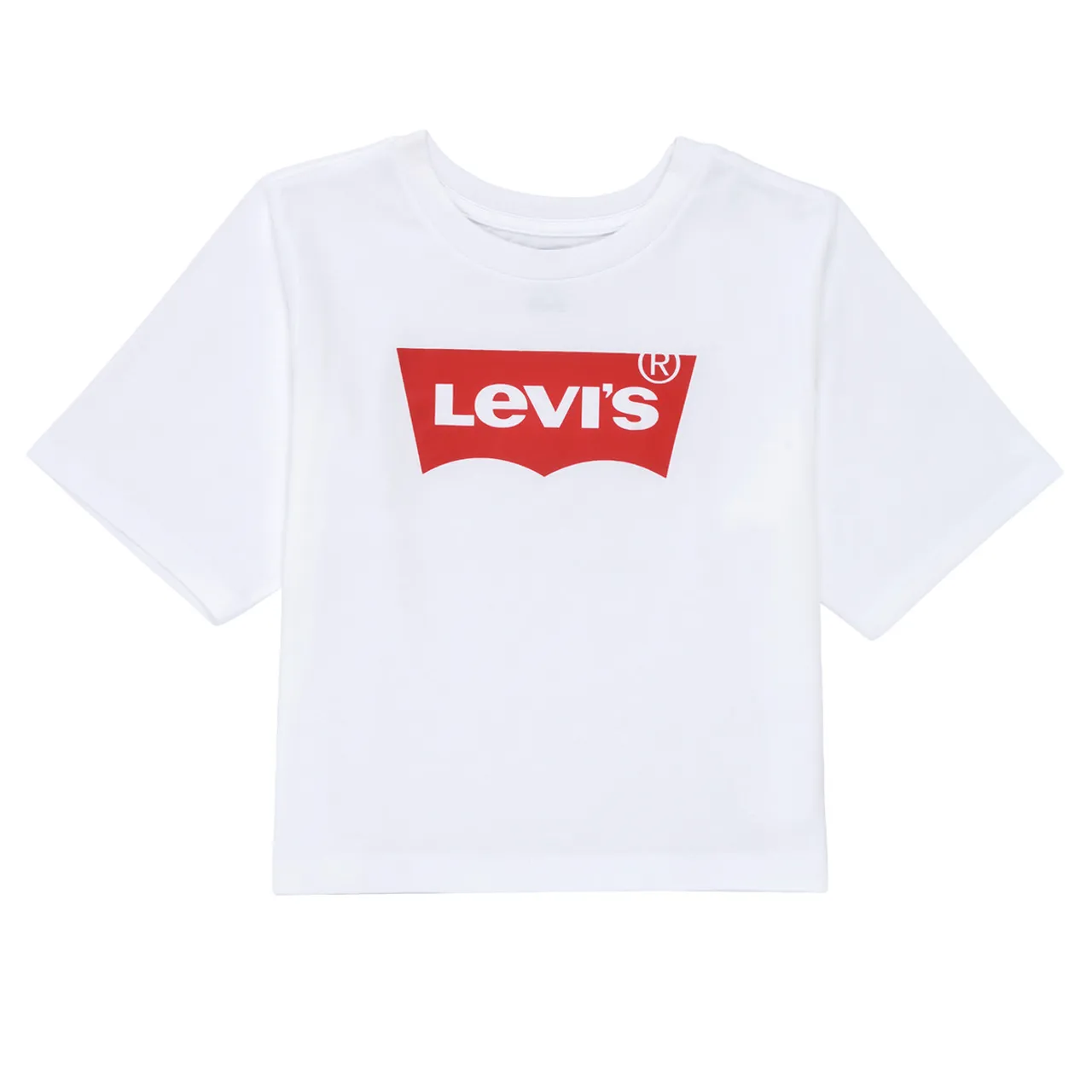 Levis  LIGHT BRIGHT HIGH RISE TOP  girls's Children's T shirt in White