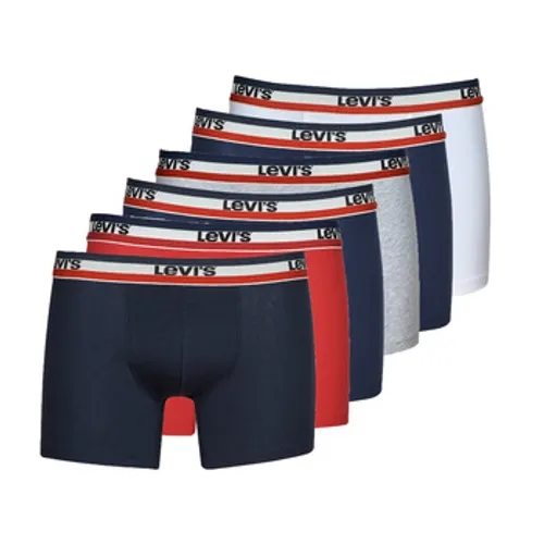 Levis  LOGO BRIEF PACK X6  men's Boxer shorts in Multicolour