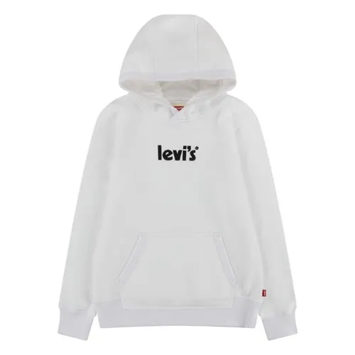 Levis Logo Pullover Hoodie Juniors - White