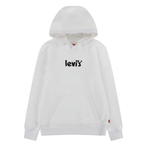 Levis Logo Pullover Hoodie - White
