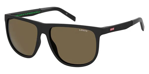 Levi's LV 5029/S Polarized 003/SP Men's Sunglasses Black Size 59