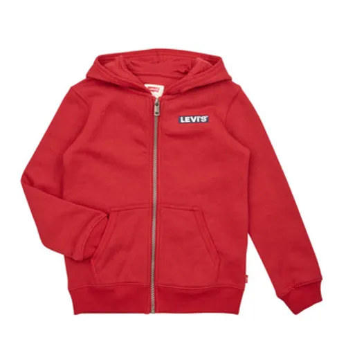 Levis  LVN BOXTAB FULL ZIP HOODIE  boys's Children's sweatshirt in Red