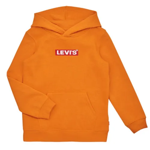 Levis  LVN BOXTAB PULLOVER HOODIE  boys's Children's sweatshirt in Orange