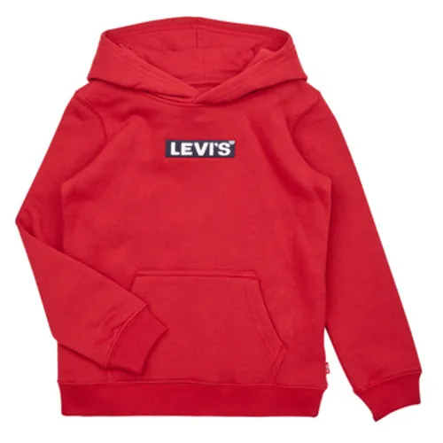 Levis  LVN BOXTAB PULLOVER HOODIE  boys's Children's sweatshirt in Red