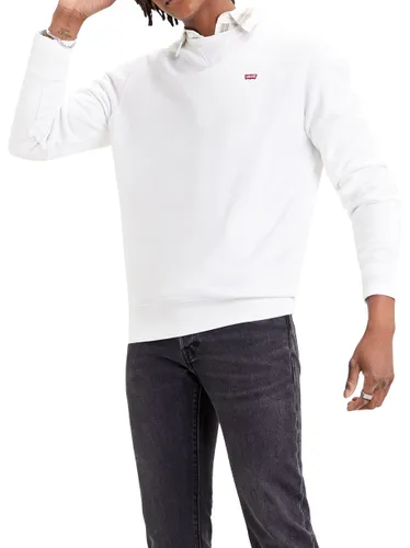 Levi's Men's Crew Sweatshirt White