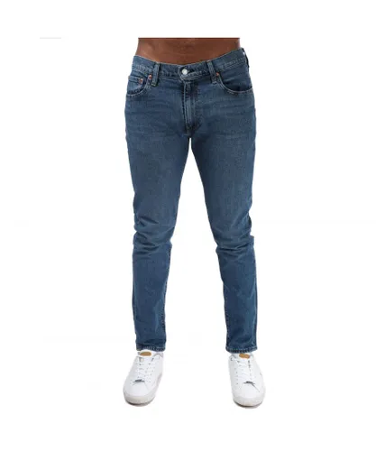 Levi's Mens Levis 501 Original Fit Selvedge Jeans in Denim - Blue Cotton