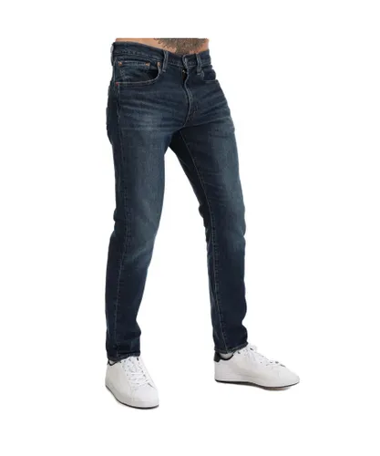 Levi's Mens Levis 502 Tapered Jeans in Denim - Blue Cotton