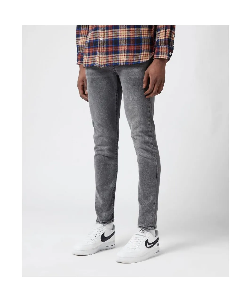 Levi's Mens Levis 512 Slim Taper Jeans in Grey Cotton