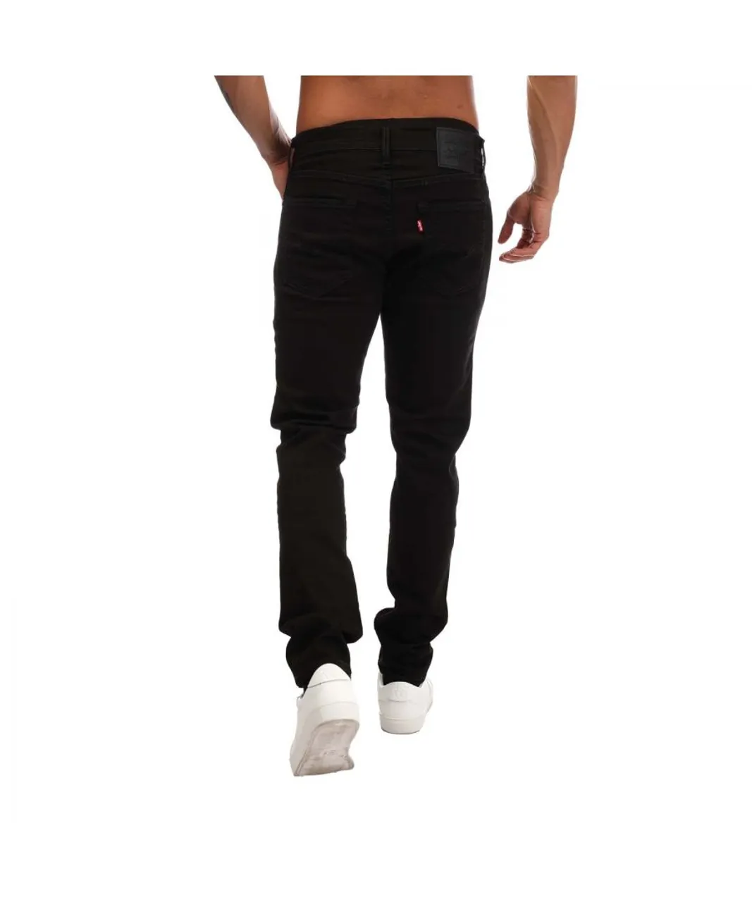 Levi's Mens Levis 512 Slim Tapered Jeans in Black Cotton
