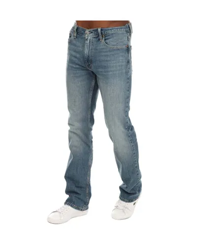 Levi's Mens Levis 527 Slim Bootcut Jeans in Denim - Blue Cotton