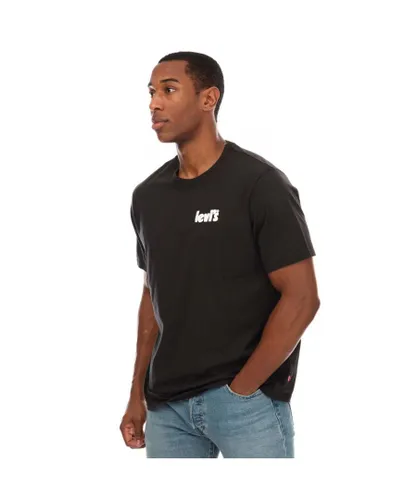 Levi's Mens Levis Relaxed Fit T-Shirt in Black Cotton