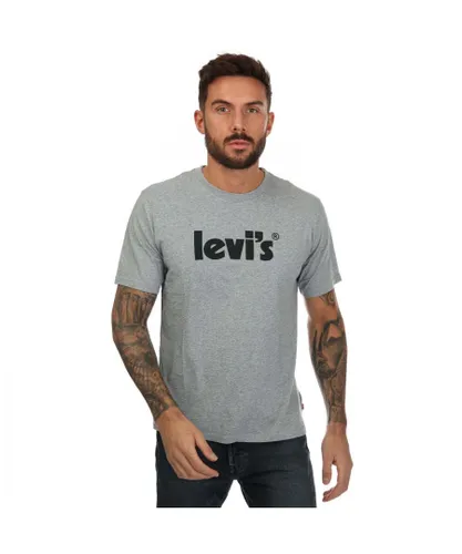 Levi's Mens Levis Relaxed Fit T-Shirt in Grey Heather Cotton
