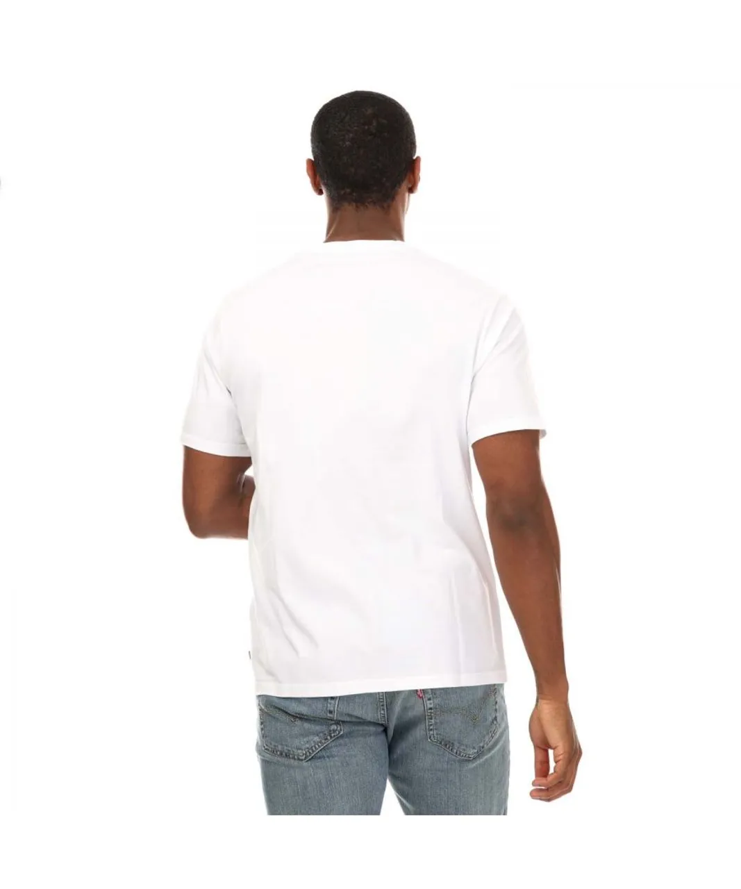 Levi's Mens Levis Relaxed Fit T-Shirt in White Cotton