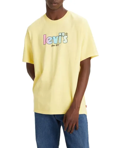 Levi's Men's Ss Relaxed Fit Tee T-Shirt Poster Logo