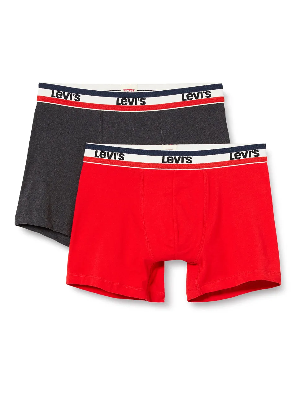 Levi's Men's Underwear-Boxer Shorts-SPRTSWR Logo (2-Pack)