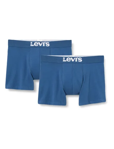 Levi's Men's Underwear-Trunk Shorts-Solid Basic (2-Pack)