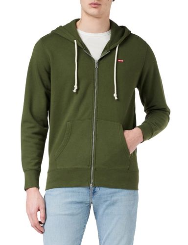 Levi's Men's Zip UP Mossy Green Sweatshirt,
