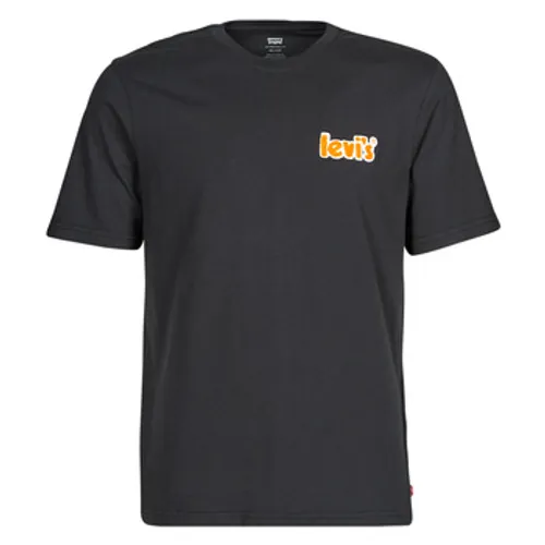 Levis  MT-GRAPHIC TEES  men's T shirt in Black
