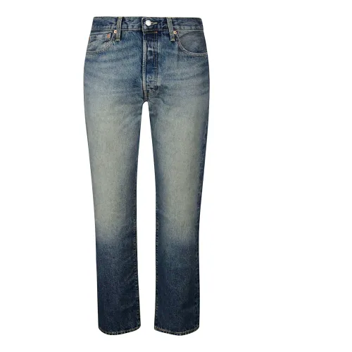 Levi's , Original Blue Jeans, Straight Cut ,Blue male, Sizes: