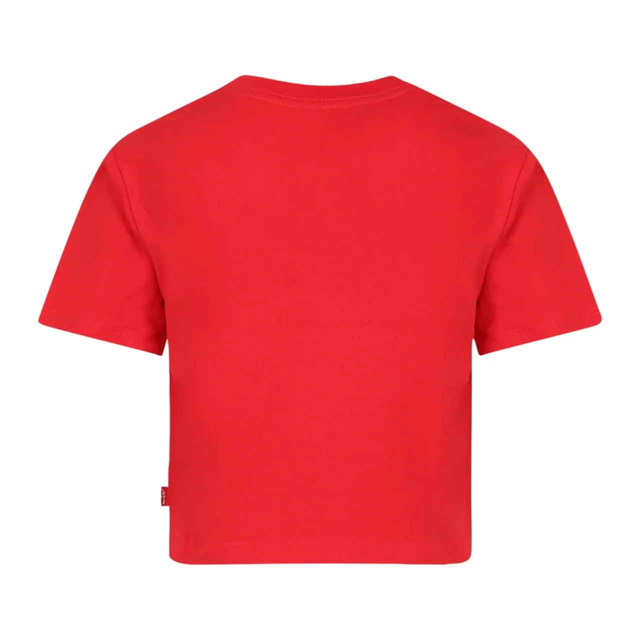 Levi's , Red Cotton Crew-neck T-shirt ,Red unisex, Sizes: