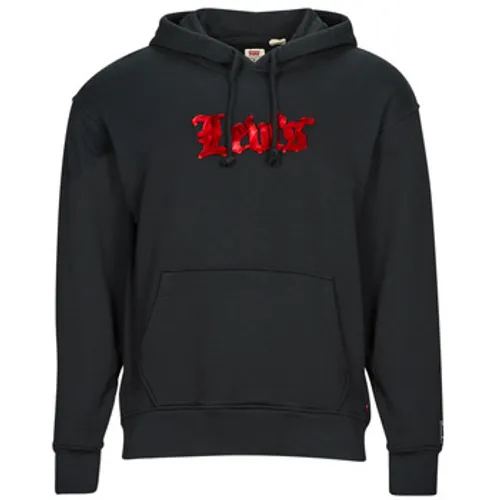 Levis  RELAXED GRAPHIC PO  men's Sweatshirt in Black