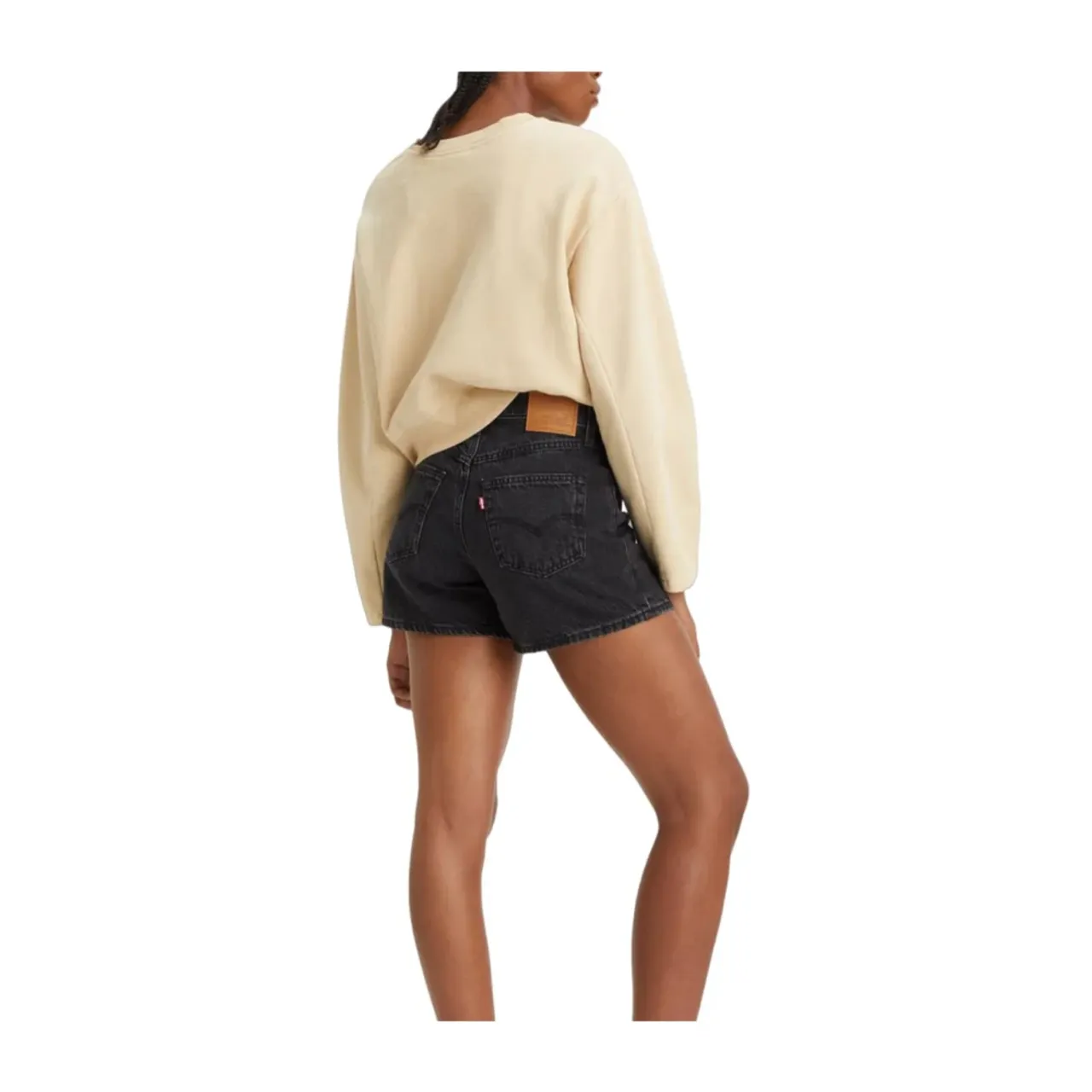 Levi's , Retro-inspired Denim Shorts ,Black female, Sizes: