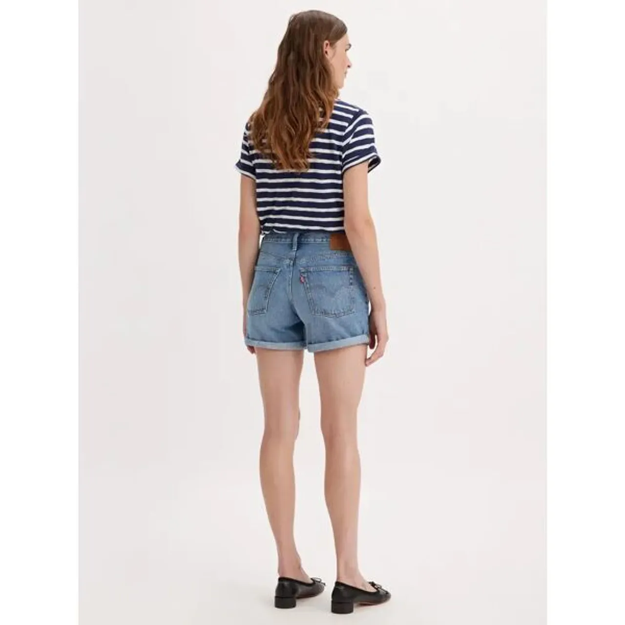 Levi's Rolled Denim Shorts, Must Be Mine - Must Be Mine - Female
