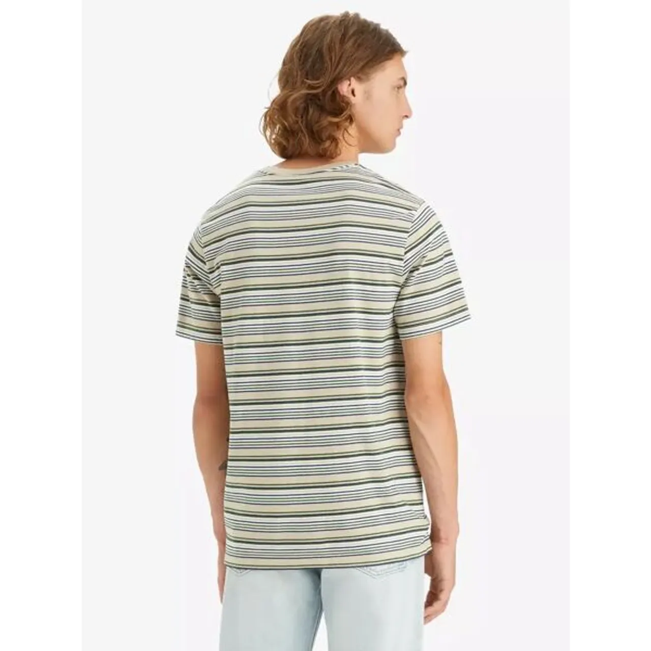 Levi's Sleeve Original Housemark T-Shirt - Grey/Multi - Male