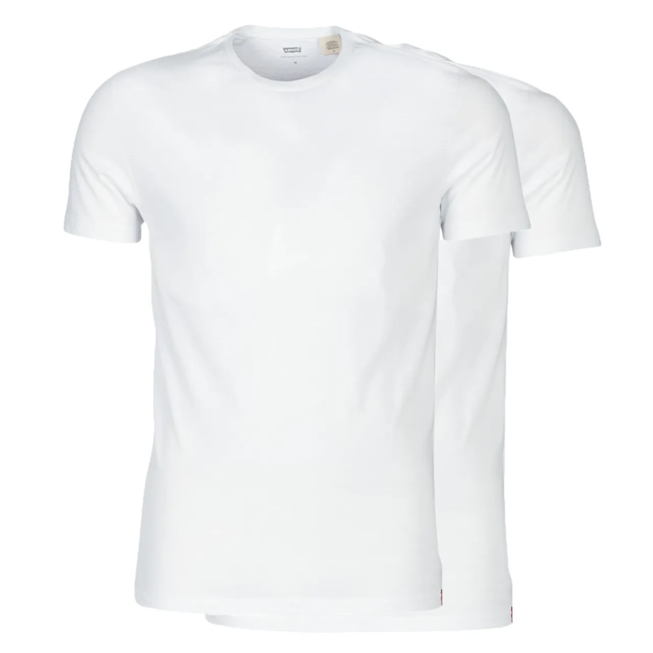Levis  SLIM 2PK CREWNECK 1  men's T shirt in White