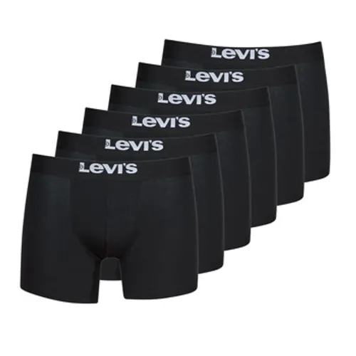 Levis  SOLID BASIC BRIEF PACK X6  men's Boxer shorts in Black