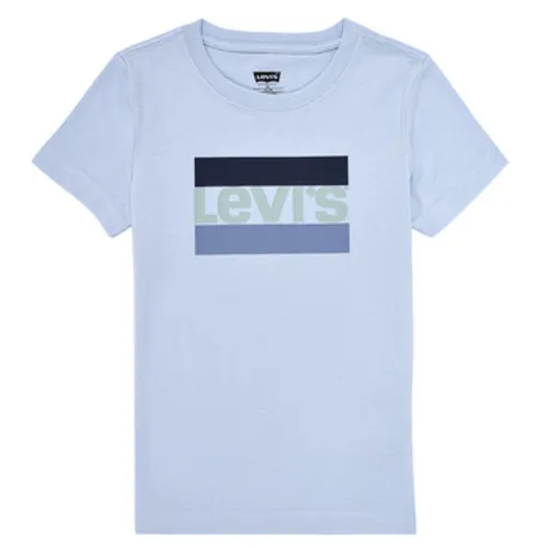 Levis  SPORTSWEAR LOGO TEE  boys's Children's T shirt in Blue