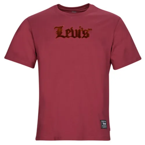 Levis  SS RELAXED FIT TEE  men's T shirt in Bordeaux