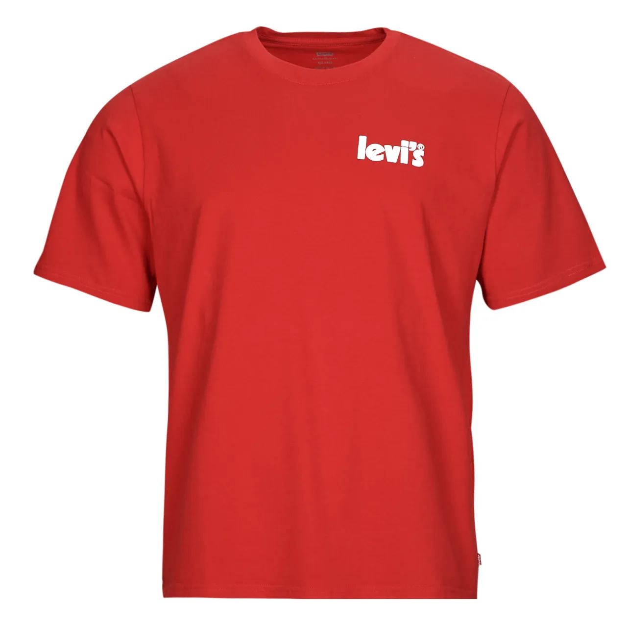 Levis  SS RELAXED FIT TEE  men's T shirt in Red
