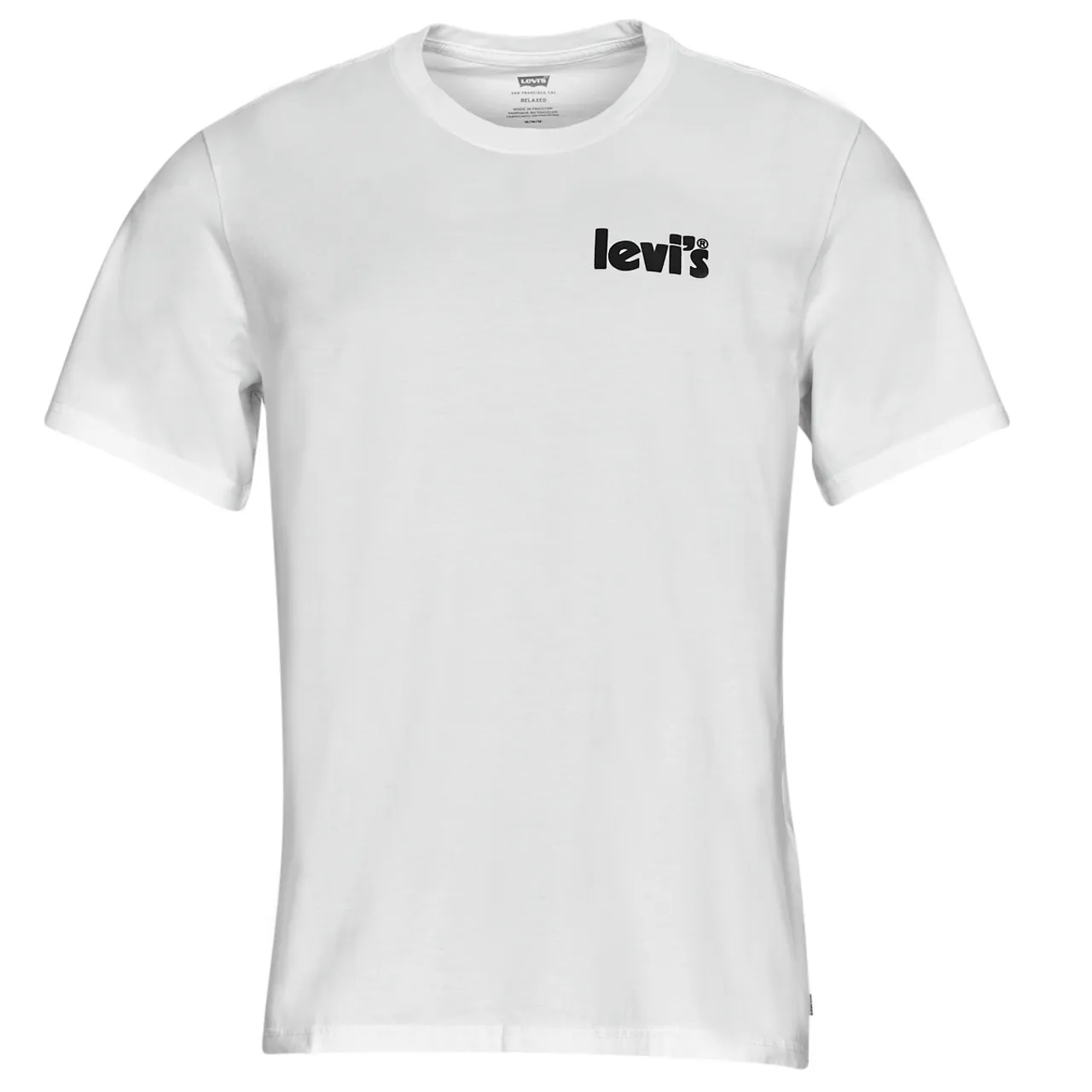 Levis  SS RELAXED FIT TEE  men's T shirt in White