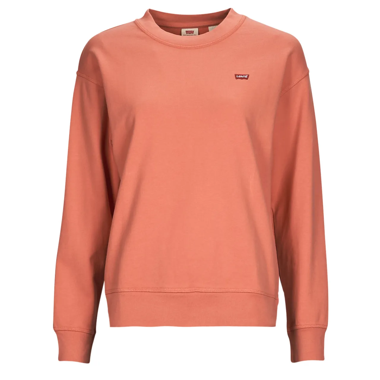 Levis  STANDARD CREW  women's Sweatshirt in Orange