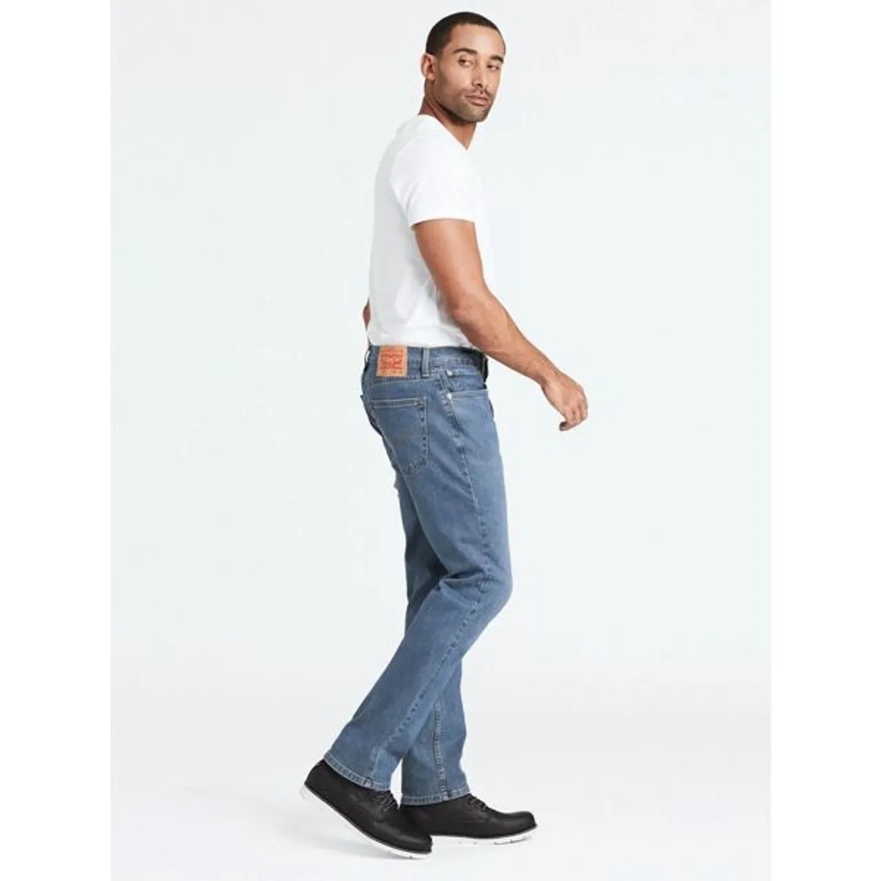 Levi's Straight Cut Jeans - Stonewash Stretch - Male