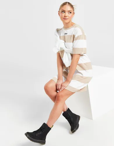 LEVI'S Stripe T-Shirt Dress - Brown - Womens