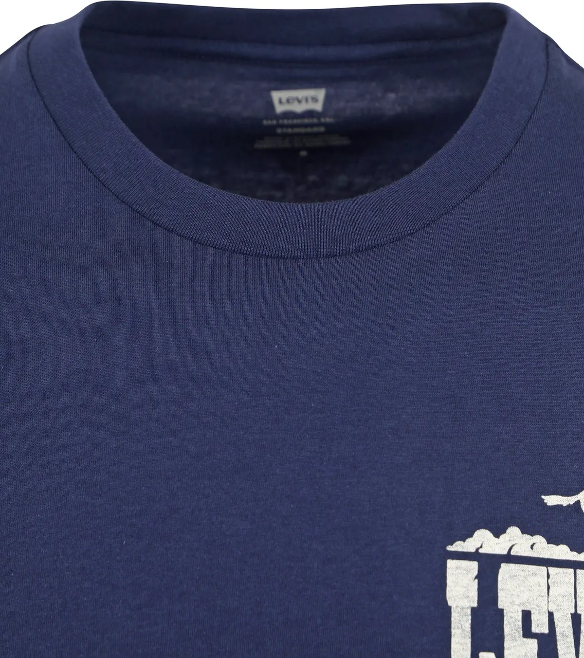 Levi's T Shirt Graphic Navy Blue Dark Blue