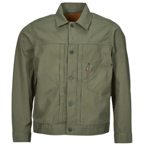 Levis  TYPE I TRUCKER  men's Denim jacket in Green