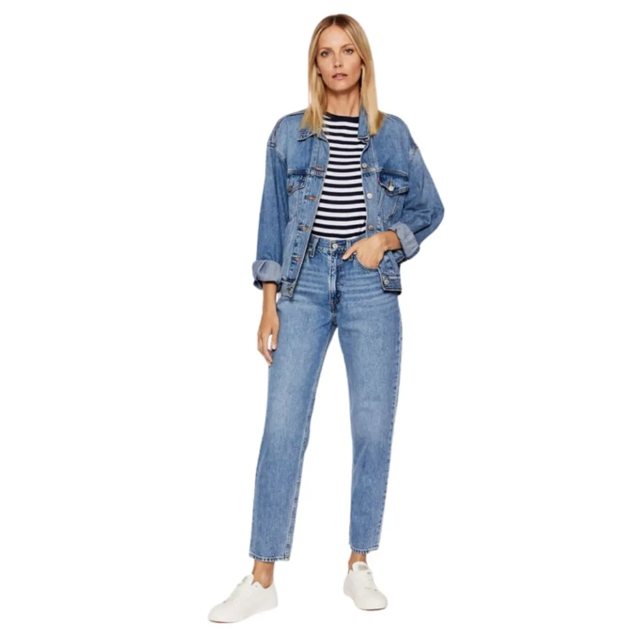 Levi's , Vintage 80s Mom Jeans ,Blue female, Sizes: