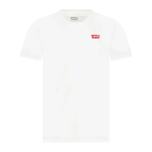 Levi's , White Short Sleeve T-Shirt with Logo ,White unisex, Sizes: