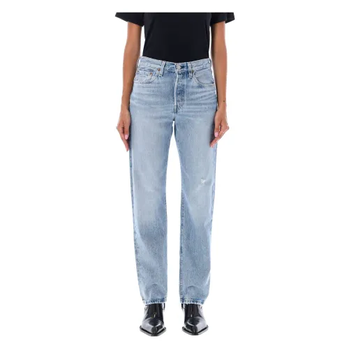 Levi's , Women`s Clothing Jeans Indigo Botanic Aw23 ,Blue female, Sizes: