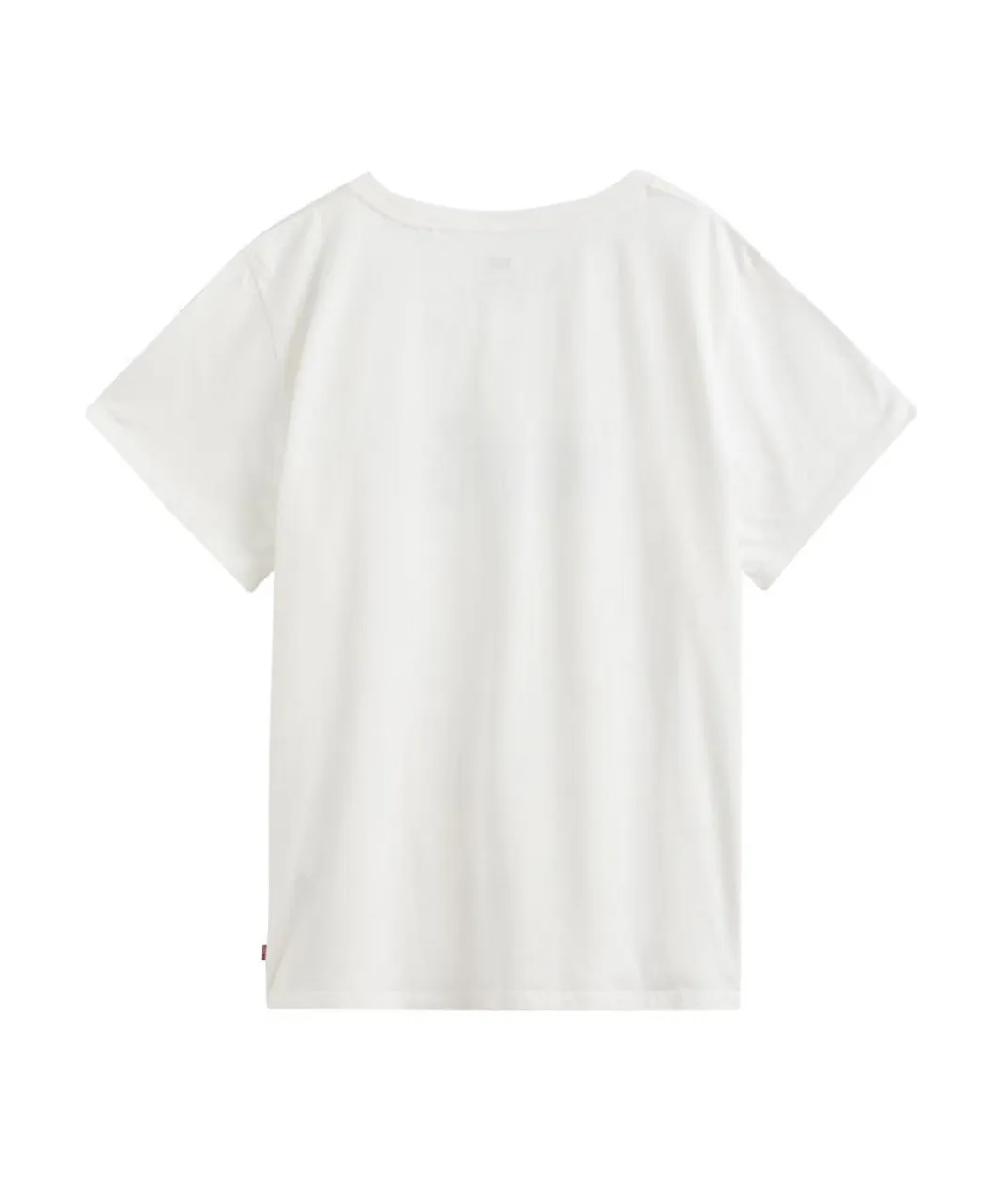 Levi's Womenss Levis Plus Perfect Graphic T-Shirt in White Cotton