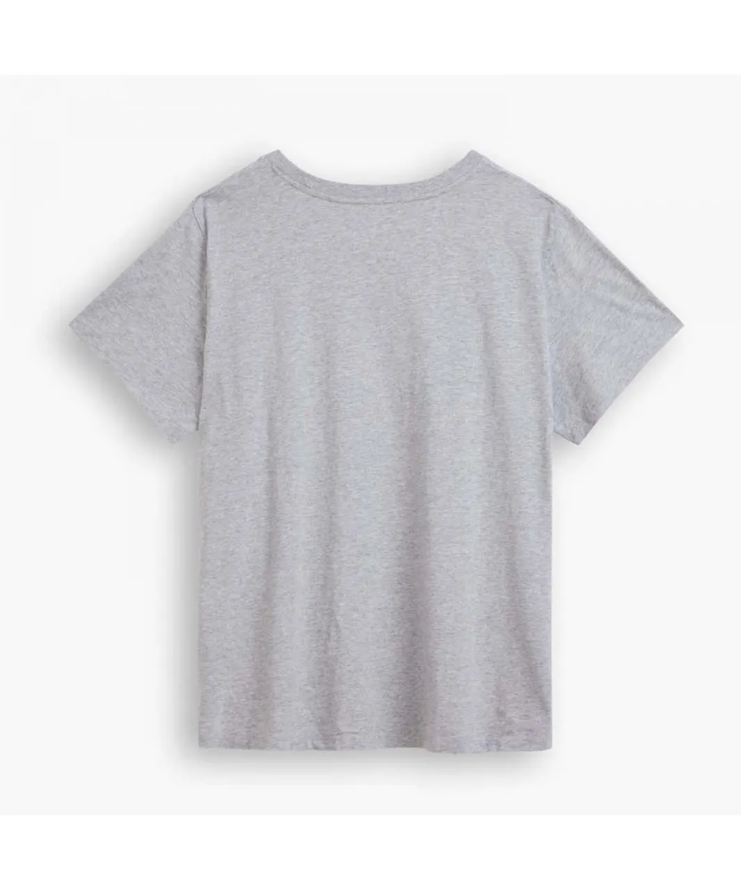 Levi's Womenss Levis Plus Perfect T-Shirt in Grey Heather Cotton