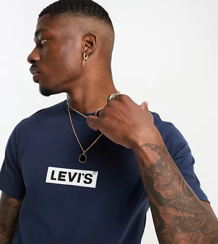 Levi's x Asos exclusive t-shirt with sport logo in navy