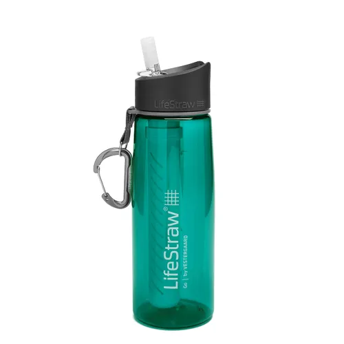 LifeStraw Go Water Bottle with Filter; 22oz; Dark Teal