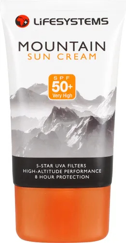 Lifesystems Mountain SPF 50 Sun Cream 5-Star UVA Protection