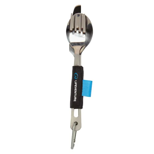 Lifeventure Knife, Fork, Spoon - Titanium - Silver, Silver